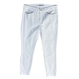 Peter Millar Karlie Stretch Sateen Pants White Women's Size 8